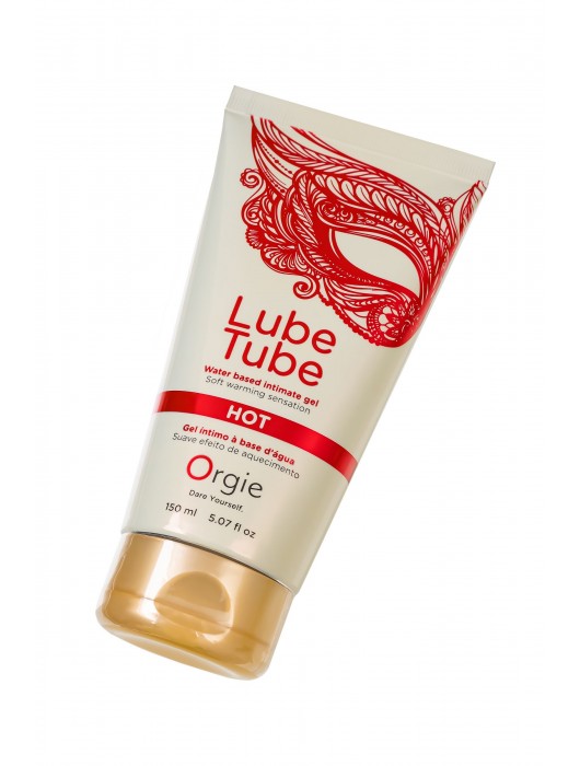 Интимный гель на водной основе Lube Tube Hot с разогревающим эффектом - 150 мл. - ORGIE - купить с доставкой в Ярославле