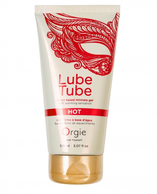 Интимный гель на водной основе Lube Tube Hot с разогревающим эффектом - 150 мл. - ORGIE - купить с доставкой в Ярославле