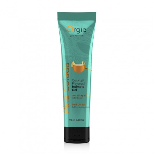 Съедобный интимный гель Orgie Lube Tube Cocktail Pina Colada - 100 мл. - ORGIE - купить с доставкой в Ярославле