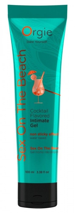 Съедобный интимный гель Orgie Lube Tube Cocktail Sex On The Beach - 100 мл. - ORGIE - купить с доставкой в Ярославле