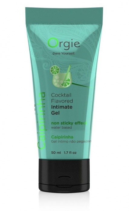 Съедобный интимный гель Orgie Lube Tube Cocktail Caipirinha - 50 мл. - ORGIE - купить с доставкой в Ярославле