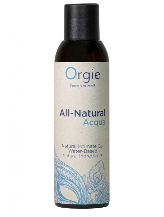 Интимный гель на водной основе Orgie All-Natural Acqua - 150 мл. - ORGIE - купить с доставкой в Ярославле