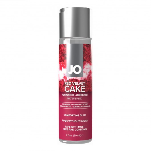 Лубрикант на водной основе JO H2O Red Velvet Cake Flavored Lubricant - 60 мл. - System JO - купить с доставкой в Ярославле