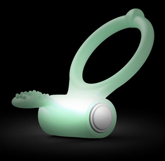 Светящееся в темноте эрекционное виброкольцо Power Clit - Dorcel - в Ярославле купить с доставкой