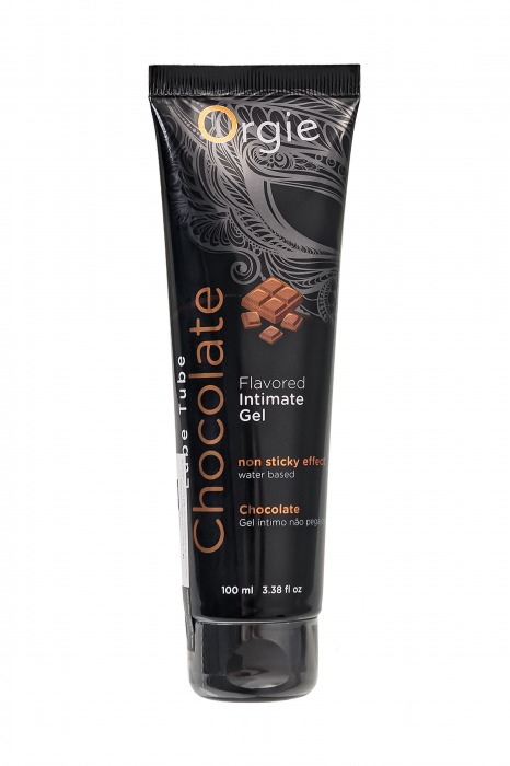 Интимный гель на водной основе Lube Tube Chocolate с шоколадным вкусом - 100 мл. - ORGIE - купить с доставкой в Ярославле