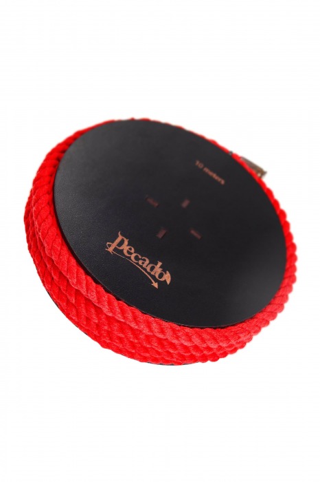 Красная веревка для шибари на катушке - 10 м. - Pecado - купить с доставкой в Ярославле