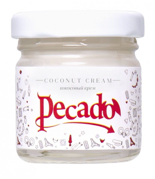 Массажная свеча Сoconut Cream - 35 мл. - Pecado - купить с доставкой в Ярославле