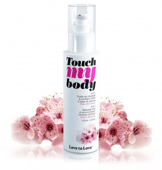 Силиконовый лубрикант 2-в-1 Touch My Body с ароматом вишнёвого цвета - 100 мл. - Love to Love - купить с доставкой в Ярославле