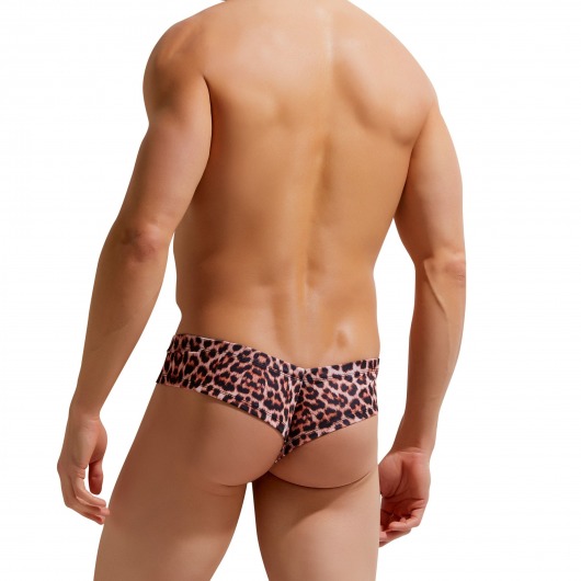 Мужские трусы-бразилиана с леопардовым принтом Micro Touch Hipster - Gauvine купить с доставкой
