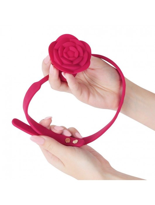 Розовый виброкляп Blazing Rose - S-HANDE - купить с доставкой в Ярославле
