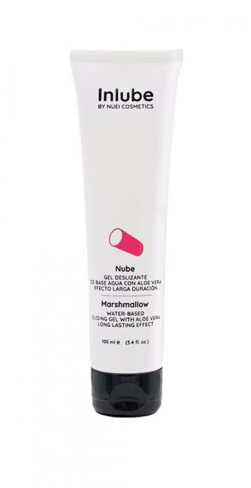 Лубрикант на водной основе Nuei Inlube с алоэ вера и ароматом маршмеллоу -100 мл. - Nuei cosmetics - купить с доставкой в Ярославле