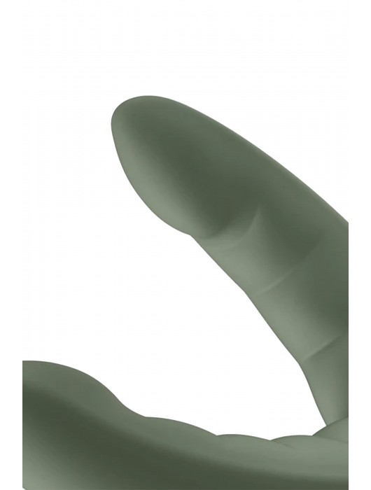 Оливковый двойной фаллоимитатор Ryde - 12,3 см. - Fun Factory