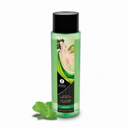 Гель для душа Sensual Mint с ароматом мяты - 370 мл. -  - Магазин феромонов в Ярославле