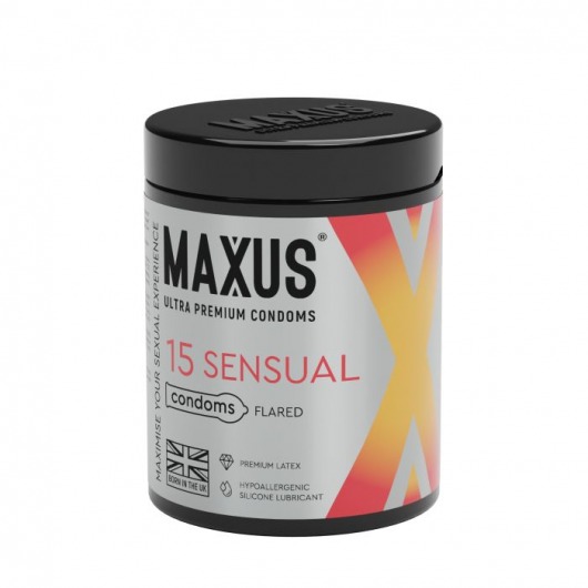 Анатомические презервативы MAXUS Sensual - 15 шт. - Maxus - купить с доставкой в Ярославле