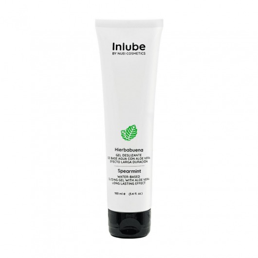 Водный лубрикант Nuei Inlube с алоэ вера и ароматом мяты - 100 мл. - Nuei cosmetics - купить с доставкой в Ярославле