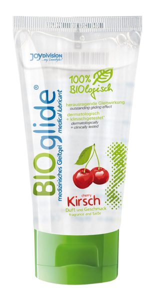 Гель-лубрикант на водной основе с ароматом вишни BIOglide Kirsch - 80 мл. - Joy Division - купить с доставкой в Ярославле