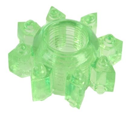 Зеленое эрекционное кольцо-звезда - Toyfa Basic - в Ярославле купить с доставкой