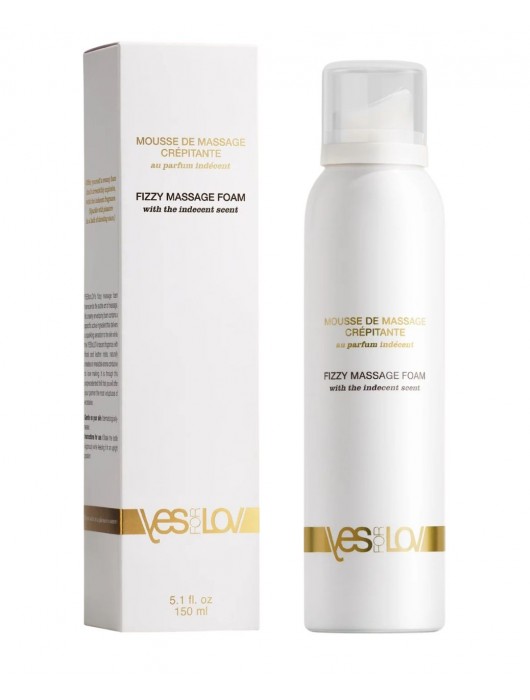 Массажная пена Fizzy Massage Foam - 150 мл. - YESforLOV - купить с доставкой в Ярославле