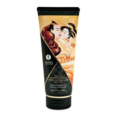 Массажный крем для тела с ароматом миндаля Almond Sweetness - 200 мл. - Shunga - купить с доставкой в Ярославле