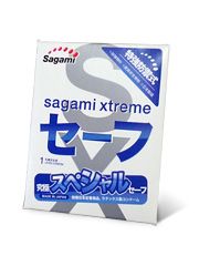 Презерватив Sagami Xtreme Ultrasafe с двойным количеством смазки - 1 шт. - Sagami - купить с доставкой в Ярославле