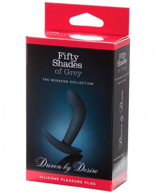 Анальная пробка Driven by Desire Silicone Butt Plug - 9 см. - Fifty Shades of Grey - в Ярославле купить с доставкой