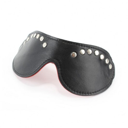 Красная маска с декором - БДСМ Арсенал - купить с доставкой в Ярославле