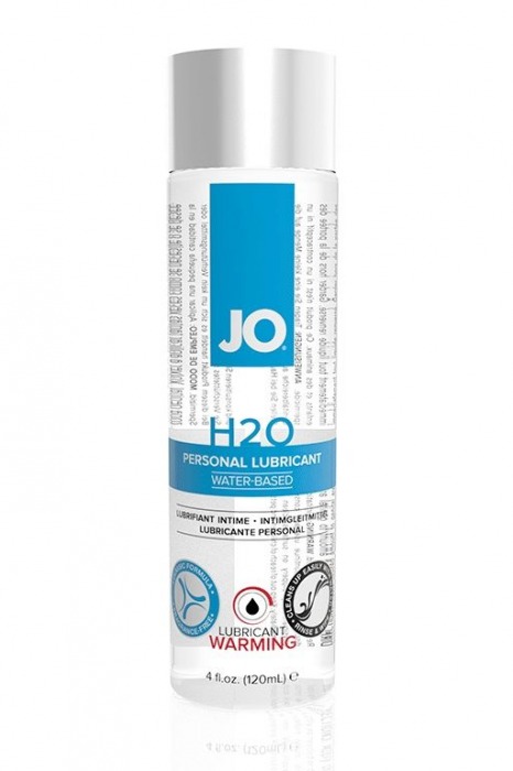 Возбуждающий лубрикант на водной основе JO Personal Lubricant H2O Warming - 120 мл. - System JO - купить с доставкой в Ярославле