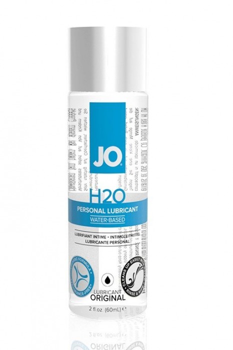 Нейтральный лубрикант на водной основе JO Personal Lubricant H2O - 60 мл. - System JO - купить с доставкой в Ярославле