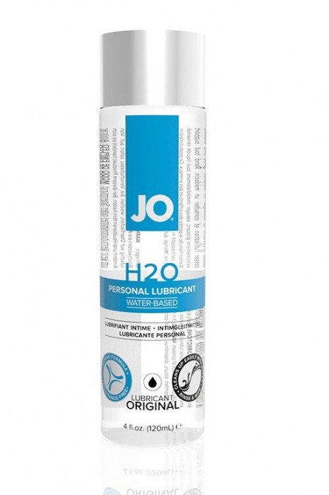 Нейтральный лубрикант на водной основе JO Personal Lubricant H2O - 120 мл. - System JO - купить с доставкой в Ярославле