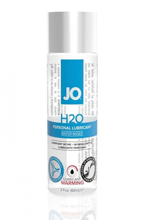 Возбуждающий лубрикант на водной основе JO Personal Lubricant H2O Warming - 60 мл. - System JO - купить с доставкой в Ярославле