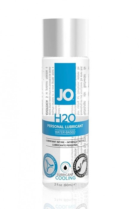 Охлаждающий лубрикант на водной основе JO Personal Lubricant H2O COOLING - 60 мл. - System JO - купить с доставкой в Ярославле