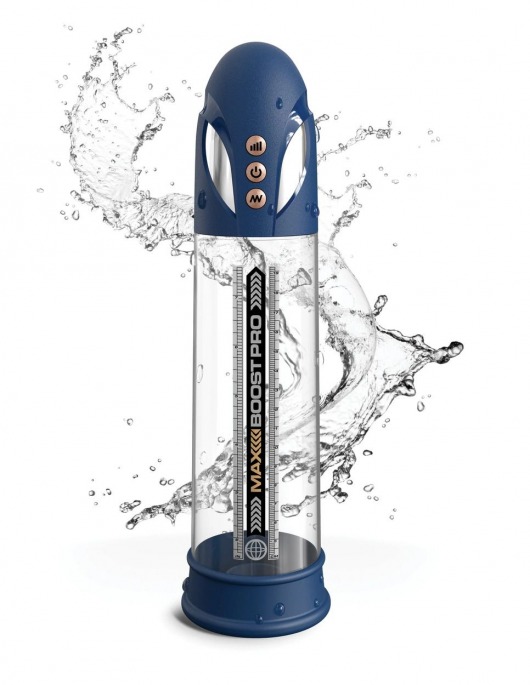 Синяя вакуумная автоматическая помпа Max Boost Pro Flow - Pipedream - в Ярославле купить с доставкой