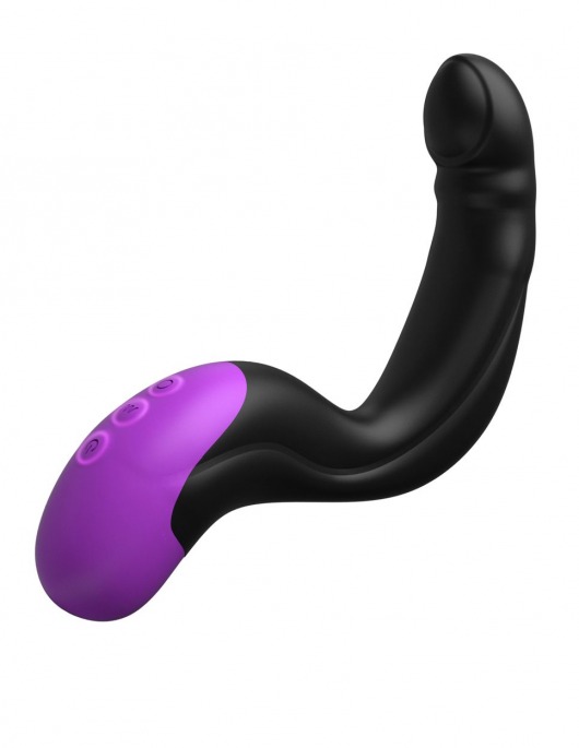 Черно-фиолетовый вибромассажёр простаты Hyper-Pulse P-Spot Massager - Pipedream - в Ярославле купить с доставкой