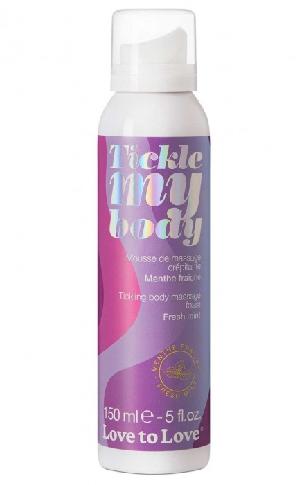 Массажная хрустящая пенка Tickle My Body Fresh Mint с ароматом мяты - 150 мл. - Love to Love - купить с доставкой в Ярославле