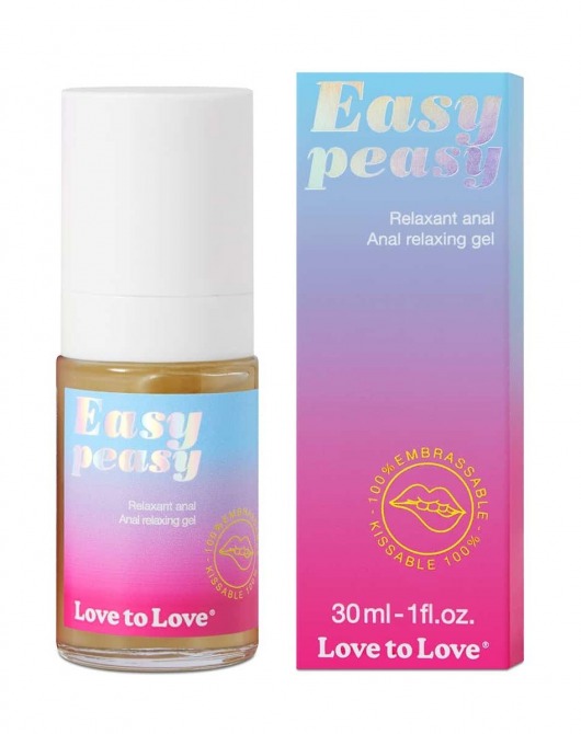 Анальный расслабляющий гель Easy Peasy - 30 мл. - Love to Love - купить с доставкой в Ярославле