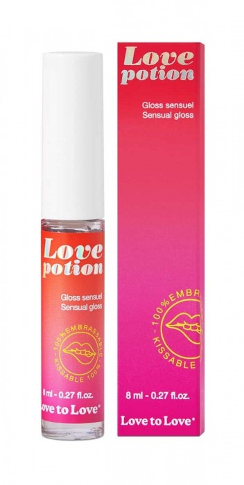 Возбуждающий блеск для губ Love Potion - 8 мл. - Love to Love - купить с доставкой в Ярославле