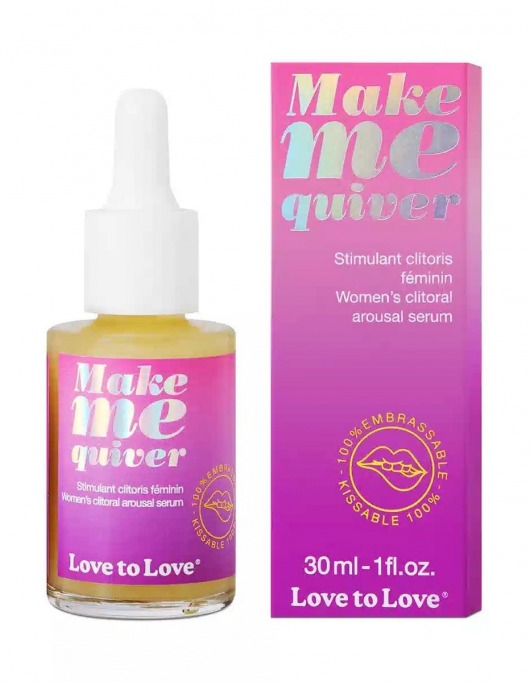 Возбуждающие капли для клитора Make Me Quiver - 30 мл. - Love to Love - купить с доставкой в Ярославле
