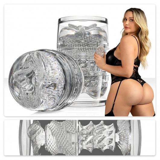 Прозрачный двусторонний мастурбатор Fleshlight Quickshot Mia Malkova - Fleshlight - в Ярославле купить с доставкой