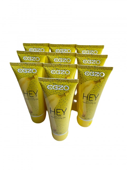 Набор из 10 анальных лубрикантов на водной основе Egzo Hey (по 50 мл.) - EGZO - купить с доставкой в Ярославле