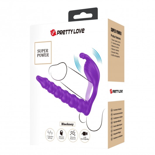 Лиловая насадка для двойного проникновения Blackney - Baile - купить с доставкой в Ярославле