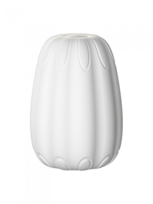 Белый мастурбатор-яйцо Bisedze - LoveStore - в Ярославле купить с доставкой