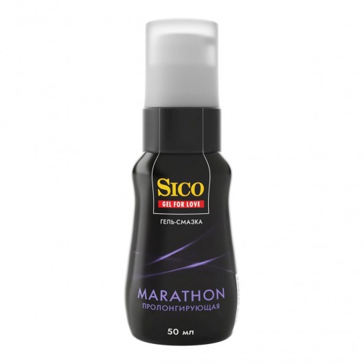Пролонгирующая гель-смазка Sico Marathon - 50 мл. - Sico - купить с доставкой в Ярославле