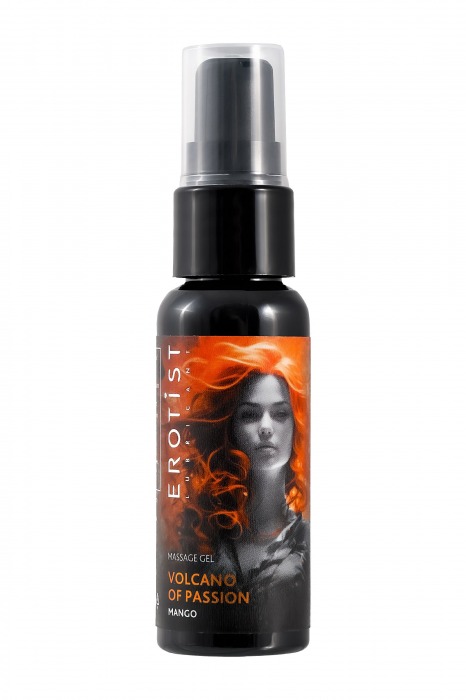 Гель с эффектом вибрации Volcano Of Passion со вкусом манго - 25 мл. - Erotist Lubricants - купить с доставкой в Ярославле
