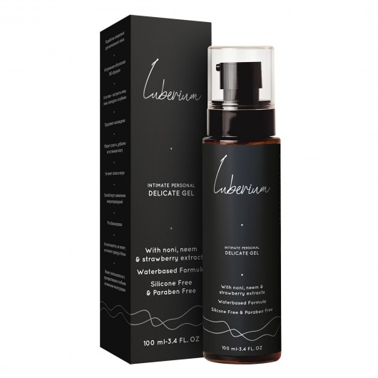 Интимный гель с экстрактами нони, нима и клубники Luberium Delicate Waterbased - 100 мл. - Luberium - купить с доставкой в Ярославле