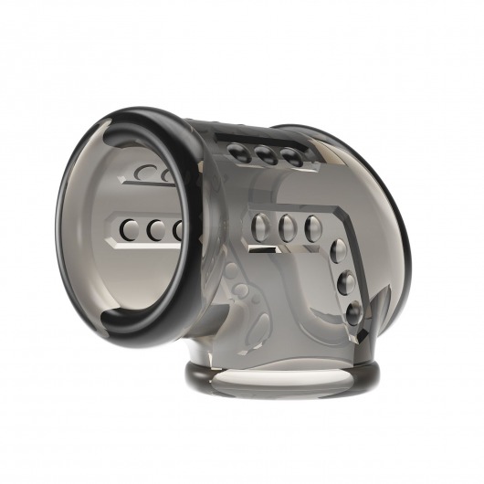 Дымчатая насадка на пенис и мошонку - Baile - в Ярославле купить с доставкой