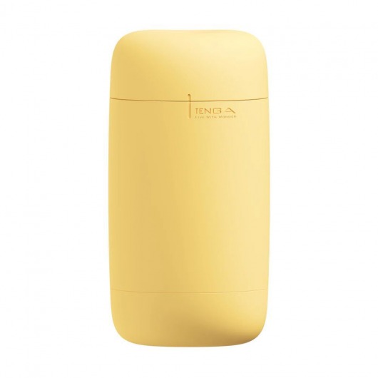 Желтый мастурбатор Tenga Puffy - Tenga - в Ярославле купить с доставкой