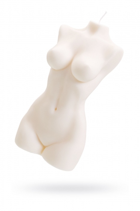 Белая интерьерная свеча в форме женского торса - 850 гр. - Pecado - купить с доставкой в Ярославле