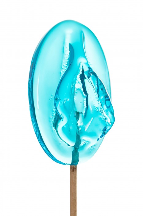 Леденец в форме вагины со вкусом блю кюрасао - 50 гр. - Sosuчki - купить с доставкой в Ярославле