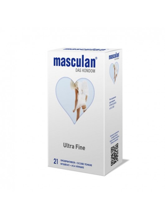 Особо тонкие презервативы Masculan Ultra Fine - 21 шт. - Masculan - купить с доставкой в Ярославле