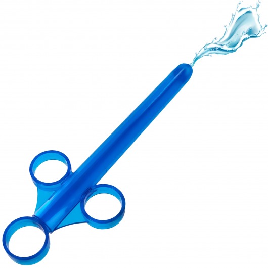 Синий шприц для введения лубриканта XL Lubricant Launcher - XR Brands - купить с доставкой в Ярославле